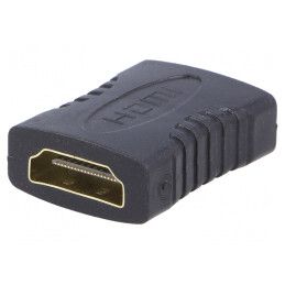 Adaptor HDMI 1.4 Negru Soclu-Dublu | Electronic-mag.ro | Componente Electronice