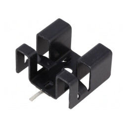 Radiator Extrudat Negru pentru TO220 21.6x25.4x12.7mm | Electronic-mag.ro | Componente Electronice