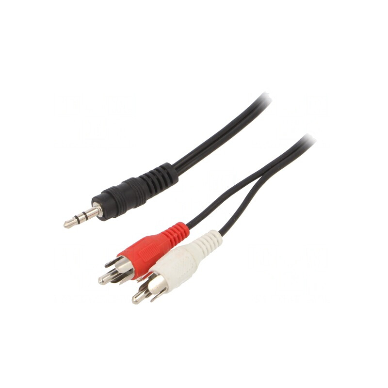 Cablu Audio Jack 3.5mm la RCA 2x 5m Nichelat | Electronic-mag.ro | Componente Electronice Cablu Audio Jack 3.5mm la RCA 2x 5m Nichelat | Electronic-mag.ro | Componente Electronice
