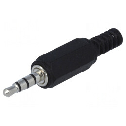 Mufă Jack 2,5mm Tată Stereo cu Manșon 4 Piste Drept | Electronic-mag.ro | Componente Electronice