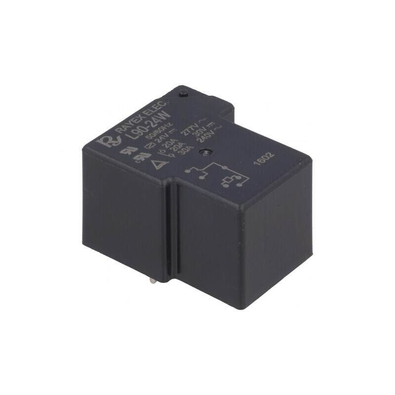 Releu Electromagnetic SPDT 24VDC 30A L90 PCB | Electronic-mag.ro | Componente Electronice