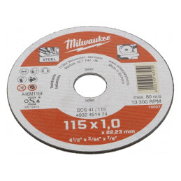 Disc de Tăiere Oțel 115mm 1mm | Electronic-mag.ro | Componente Electronice