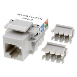 Soclu RJ45 Keystone 8P8C pentru Panou | Electronic-mag.ro | Componente Electronice