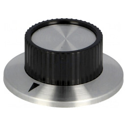 Buton Rotativ cu Flanșă Plastic 6,35mm 23,8x14,8mm | Electronic-mag.ro | Componente Electronice