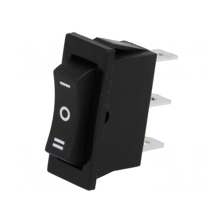 Comutator Basculant Negru 10A 250V | Electronic-mag.ro | Componente Electronice