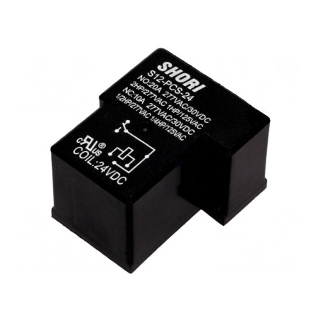 Releu Electromagnetic SPDT 24VDC 20A | Electronic-mag.ro | Componente Electronice