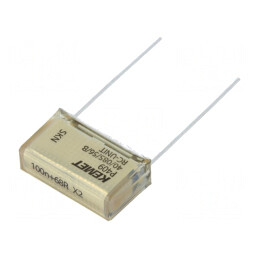 Condensator de Hârtie X2 100nF 275V THT | Electronic-mag.ro | Componente Electronice