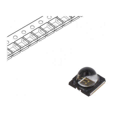 Emițător IR Transparent SMD 350mW 80° 350mA 840-870nm | Electronic-mag.ro | Componente Electronice