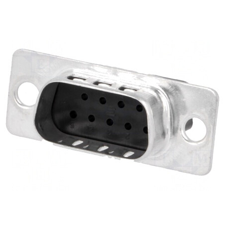 Conector D-Sub 9 Pin Tată pe Cablu 16,9mm | Electronic-mag.ro | Componente Electronice