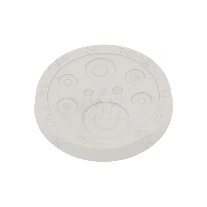 Garnitură Gri Deschis cu Orificii Ø50mm | Electronic-mag.ro | Componente Electronice
