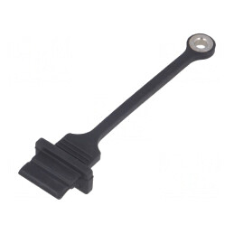 Capac Protecție Socluri USB A Negru | Electronic-mag.ro | Componente Electronice