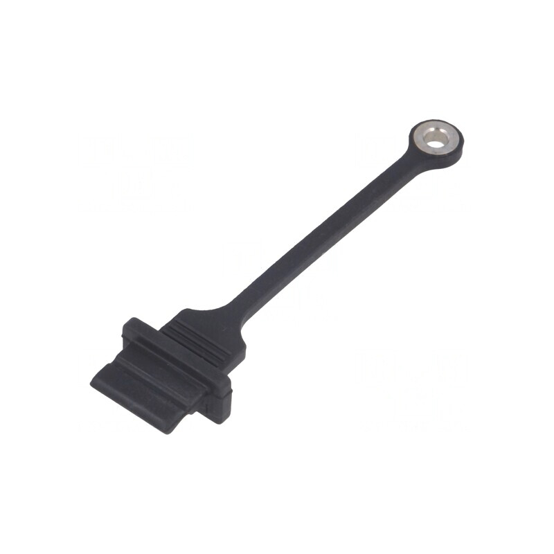 Capac Protecție Socluri USB A Negru | Electronic-mag.ro | Componente Electronice