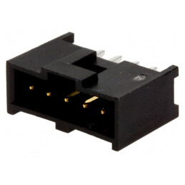 Soclu dreptunghiular tată C-Grid III 2,54mm 5 PIN THT aurit | Electronic-mag.ro | Componente Electronice