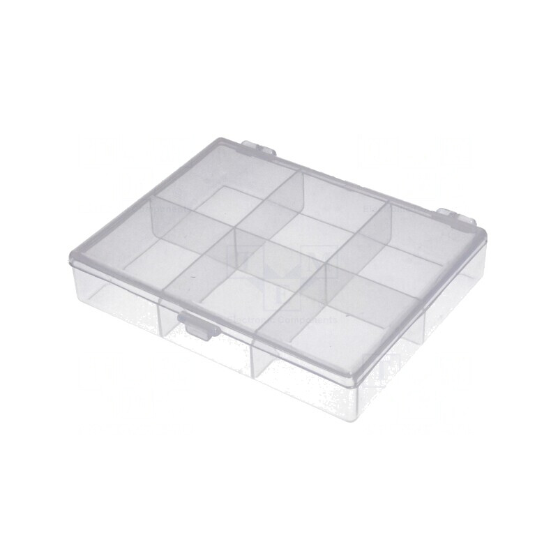 Container cu Partiții Polipropilenă Transparentă | Electronic-mag.ro | Componente Electronice Container cu Partiții Polipropilenă Transparentă | Electronic-mag.ro | Componente Electronice