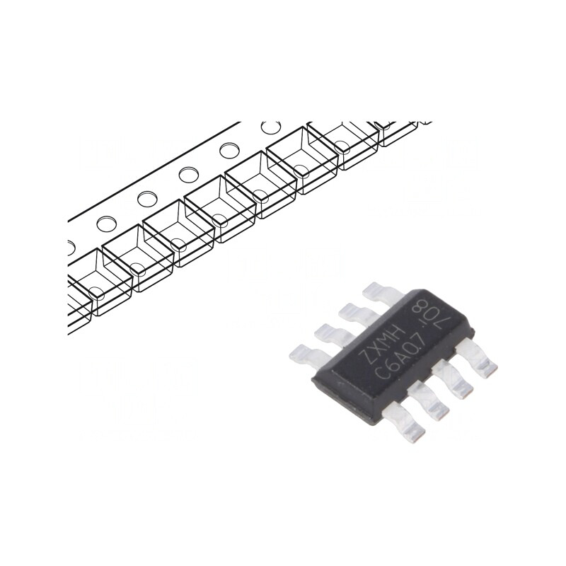MOSFET Unipolar 60V 1.4A 1.3W Tranzistor x2 | Electronic-mag.ro | Componente Electronice