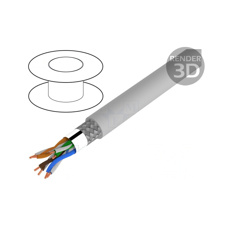 Cablu Ethernet ETHERLINE® LAN 200 Cat5e SF/UTP 4x2x24AWG PVC | Electronic-mag.ro | Componente Electronice Cablu Ethernet ETHERLINE® LAN 200 Cat5e SF/UTP 4x2x24AWG PVC | Electronic-mag.ro | Componente Electronice