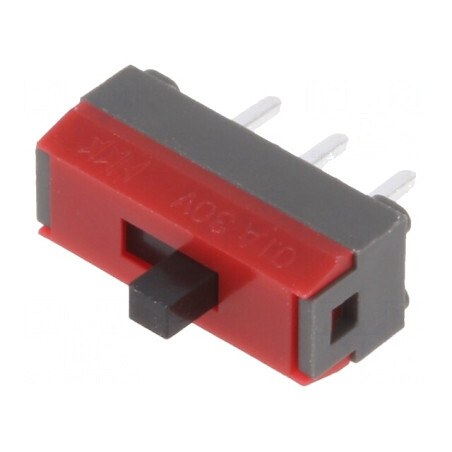 Comutator Glisant 2 Pozitii SPDT 0.1A 30VDC Vertical ON-ON | Electronic-mag.ro | Componente Electronice
