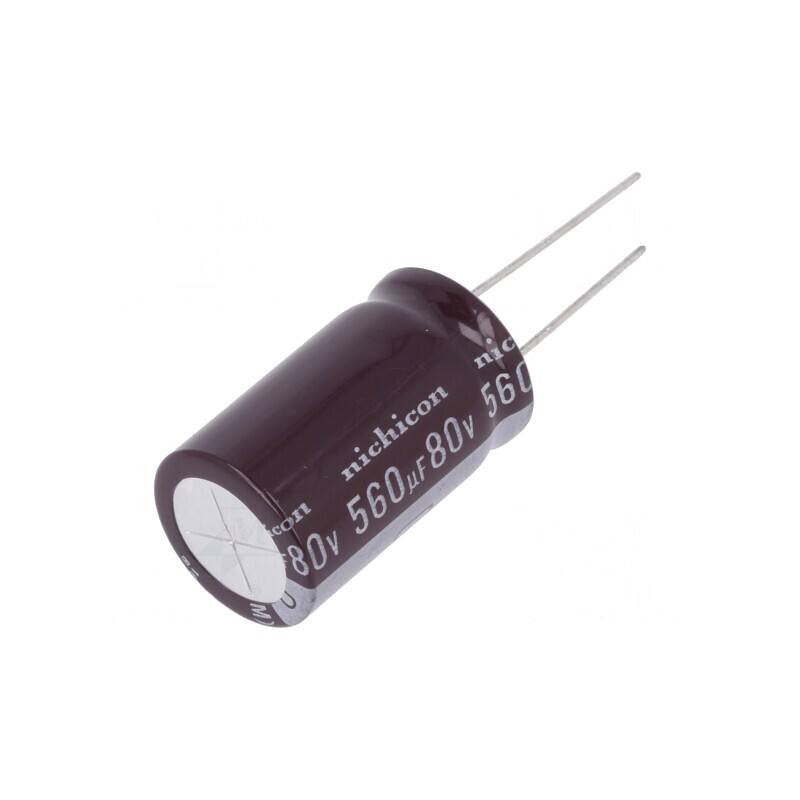 Condensator Electrolitic Low ESR 560uF 80V THT | Electronic-mag.ro | Componente Electronice