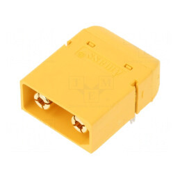 Soclu Alimentare DC XT90 pentru PCB Galbenă | Electronic-mag.ro | Componente Electronice