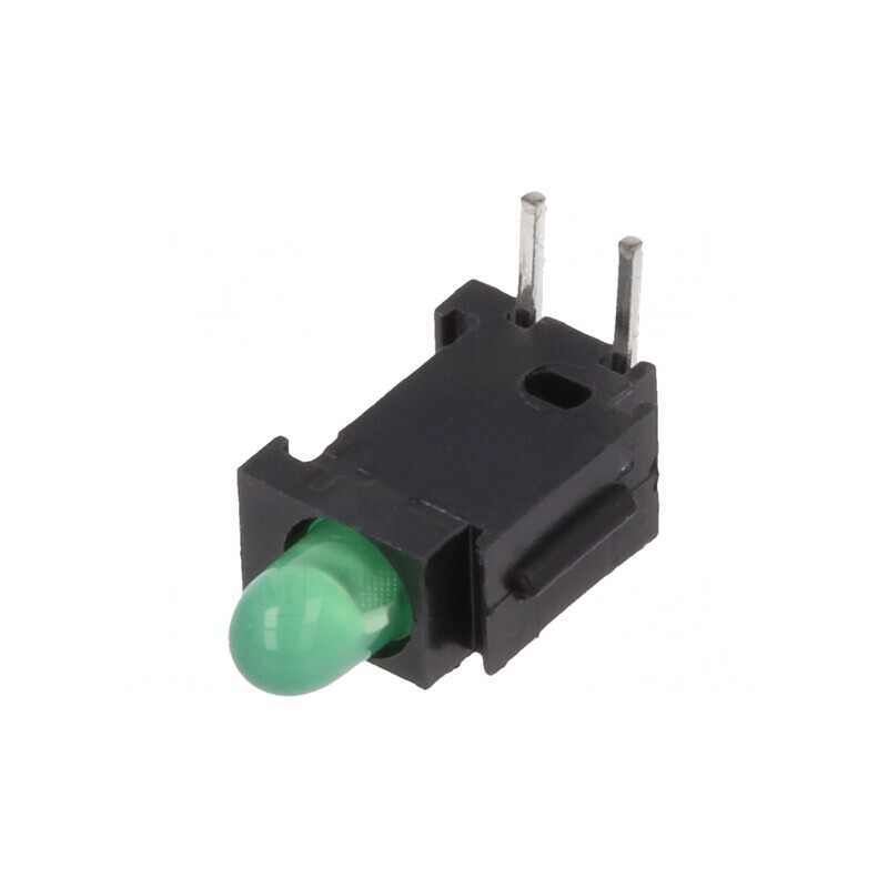 LED Carcasă Verde 2,8mm 20mA 40° 10-20mcd | Electronic-mag.ro | Componente Electronice