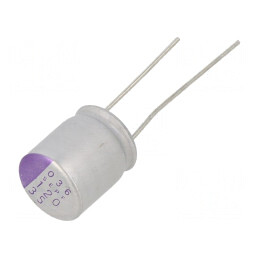 Condensator Polimeric 120uF 35V THT | Electronic-mag.ro | Componente Electronice