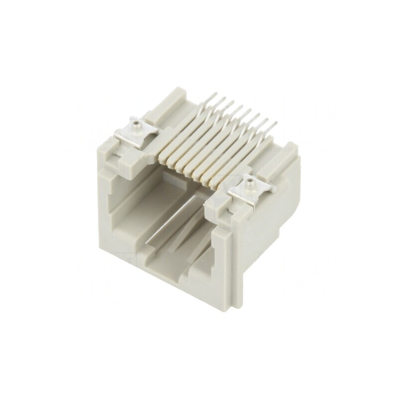 Conector RJ45 Modular, Gri | Electronic-mag.ro | Componente Electronice