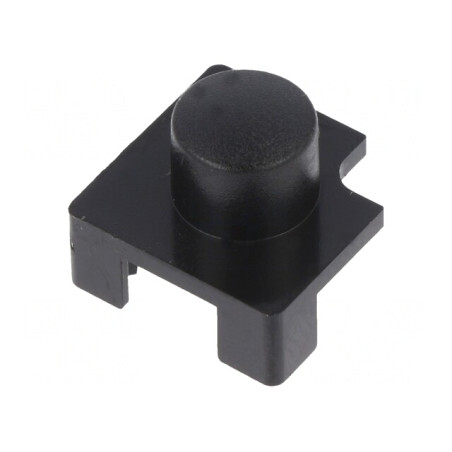 Buton Corp Negru Rotund | Electronic-mag.ro | Componente Electronice