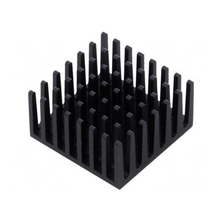Radiator Extrudat cu Aripioare BGA Negru 27.9mm | Electronic-mag.ro | Componente Electronice