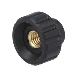 Buton Reglare Poliamidă 20mm M6 | Electronic-mag.ro | Componente Electronice