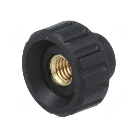 Buton Reglare Poliamidă 20mm M6 | Electronic-mag.ro | Componente Electronice