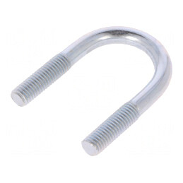 Bridă U oțel zinc 25mm x 28mm | Electronic-mag.ro | Componente Electronice