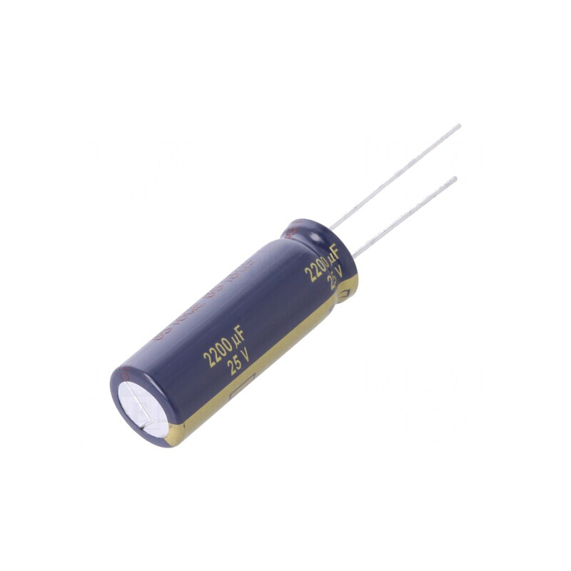 Condensator Electrolitic 2200uF 25V Low ESR THT | Electronic-mag.ro | Componente Electronice