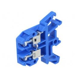 Conector Îmbinare Șine 0,5-4mm² 2 Piste 690V Albastru | Electronic-mag.ro | Componente Electronice