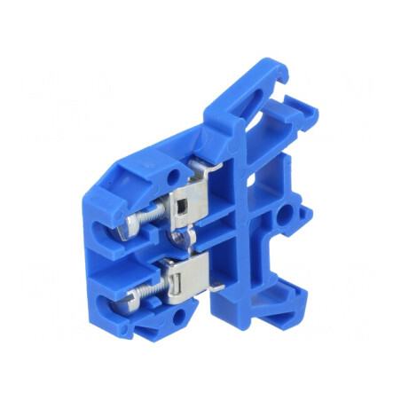 Conector Îmbinare Șine 0,5-4mm² 2 Piste 690V Albastru | Electronic-mag.ro | Componente Electronice