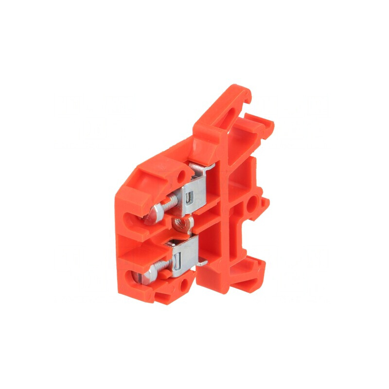 Terminal de Îmbinare Roșie 690V 1 Pista 2 Borne 0,5-4mm² | Electronic-mag.ro | Componente Electronice