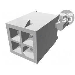 Conector Mini Universal MATE-N-LOK 4,14mm 600V | Electronic-mag.ro | Componente Electronice