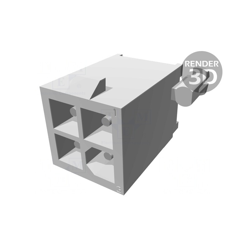 Conector Mini Universal MATE-N-LOK 4,14mm 600V | Electronic-mag.ro | Componente Electronice