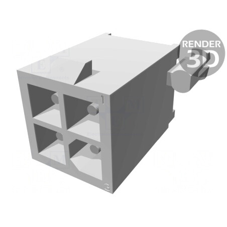 Conector Mini Universal MATE-N-LOK 4,14mm 600V | Electronic-mag.ro | Componente Electronice