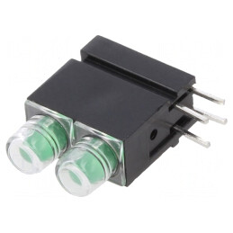 LED Verde 3,9mm 20mA 40° | Electronic-mag.ro | Componente Electronice