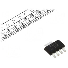 Stabilizator de Tensiune LDO 3,3V 1A SOT223-5 | Electronic-mag.ro | Componente Electronice