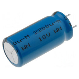 Condensator Electrolitic Low ESR THT 2200uF 10V 12.5x25mm | Electronic-mag.ro | Componente Electronice
