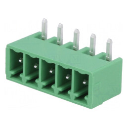 Regletă Conexiuni Deconectabilă 3,81mm 5 Piste Tată | Electronic-mag.ro | Componente Electronice
