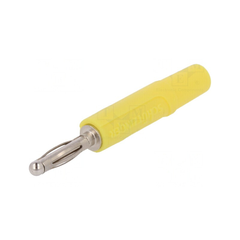 Mufă Banană 2mm Galbenă 10A | Electronic-mag.ro | Componente Electronice