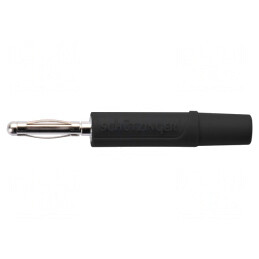 Mufă banană 2mm neagră 10A 33VAC 70VDC | Electronic-mag.ro | Componente Electronice