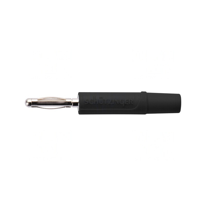 Mufă banană 2mm neagră 10A 33VAC 70VDC | Electronic-mag.ro | Componente Electronice