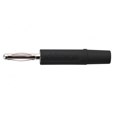 Mufă banană 2mm neagră 10A 33VAC 70VDC | Electronic-mag.ro | Componente Electronice