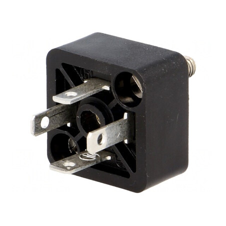 Conector cu Valvă Soclu Format C PIN 4 Drept 6A 9.4mm | Electronic-mag.ro | Componente Electronice