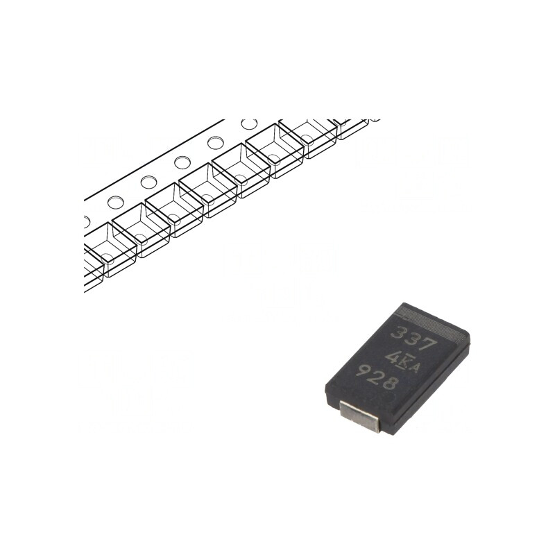 Condensator tantal-polimer low ESR 330uF 4V SMD 2917 | Electronic-mag.ro | Componente Electronice Condensator tantal-polimer low ESR 330uF 4V SMD 2917 | Electronic-mag.ro | Componente Electronice