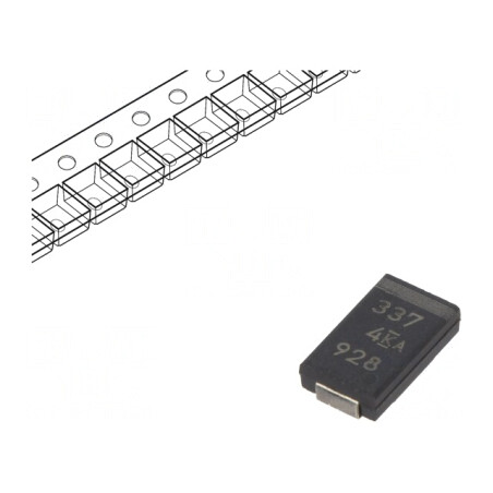 Condensator tantal-polimer low ESR 330uF 4V SMD 2917 | Electronic-mag.ro | Componente Electronice