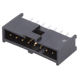 Soclu dreptunghiular tată 8 pini 2,54mm THT aurit | Electronic-mag.ro | Componente Electronice